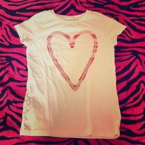 White Shirt with Heart